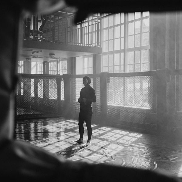 Person feeling refreshed and energized after a light workout session.